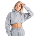 Cloud Crop Tracksuit - Women's Cropped Hoodie & High-Waisted Joggers Set | Oversized Fleece