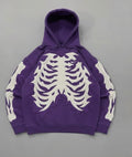 BONEZ - 3D Puff Skeleton Hoodie - Oversized Streetwear Hoodie [5 Colors]