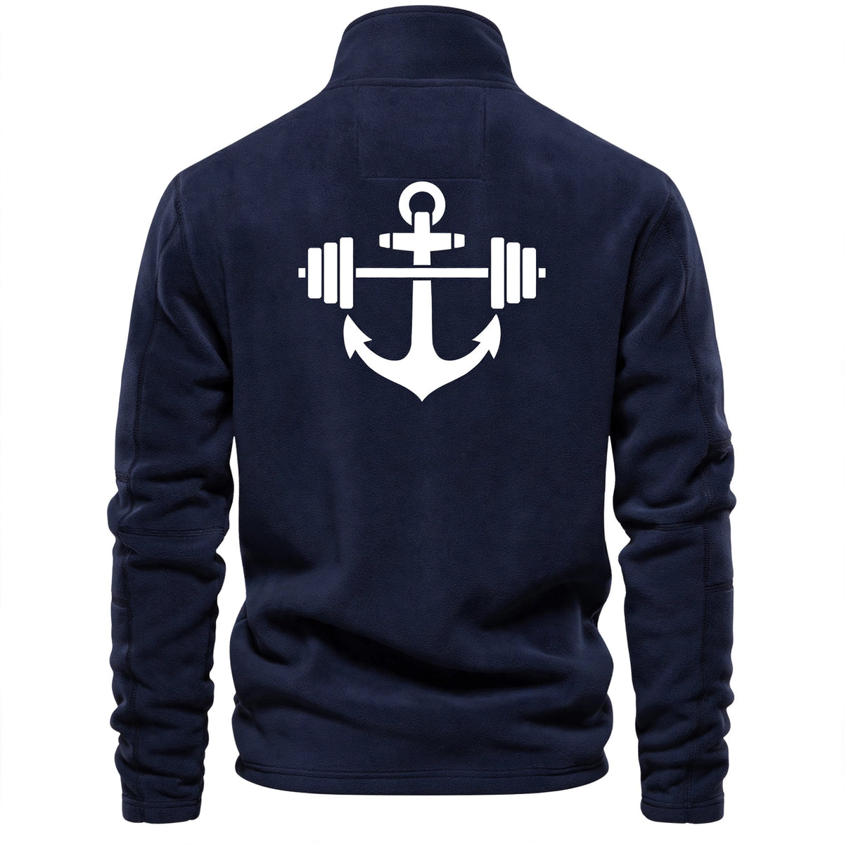 Men's Quarter Zip Fleece Pullover - Warm Polar Fleece Mock Neck Sweater - Casual Long Sleeve Thermal Top