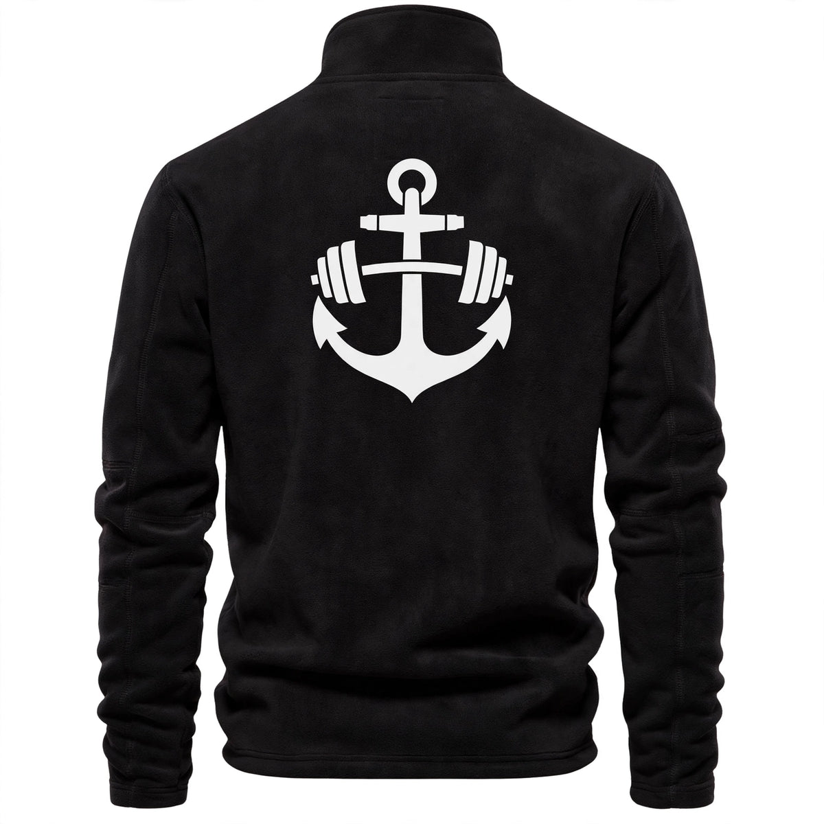 Men's Quarter Zip Fleece Pullover - Warm Polar Fleece Mock Neck Sweater - Casual Long Sleeve Thermal Top