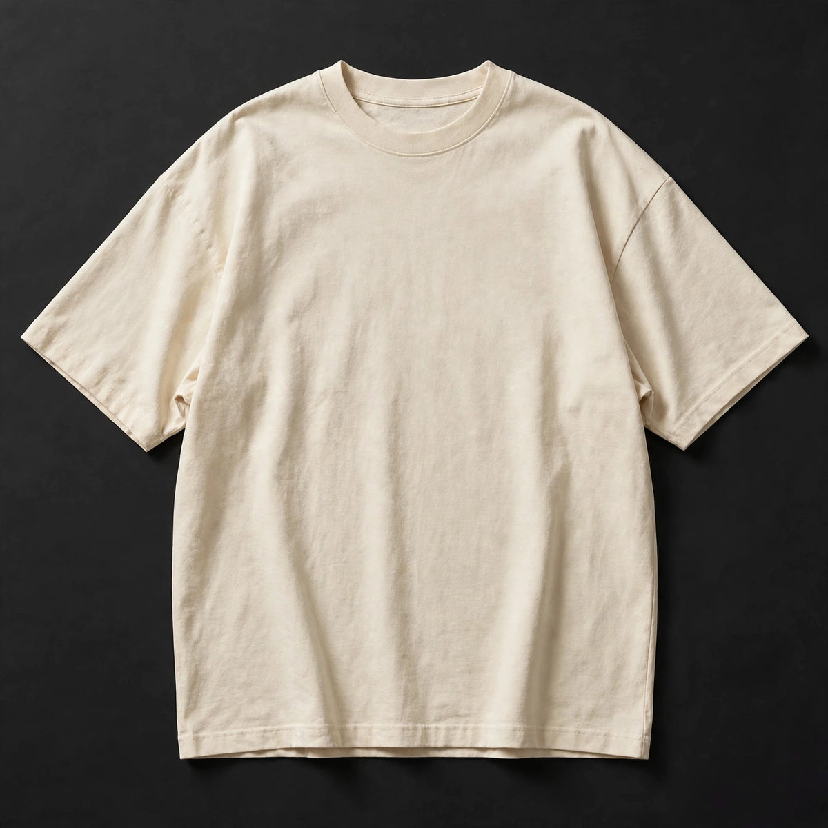 Essentials Oversized T-Shirt - Heavyweight Blank Tee | Unisex Drop Shoulder
