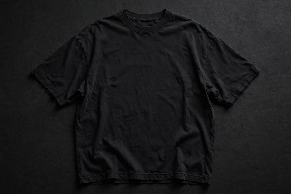 Essentials Oversized T-Shirt - Heavyweight Blank Tee | Unisex Drop Shoulder