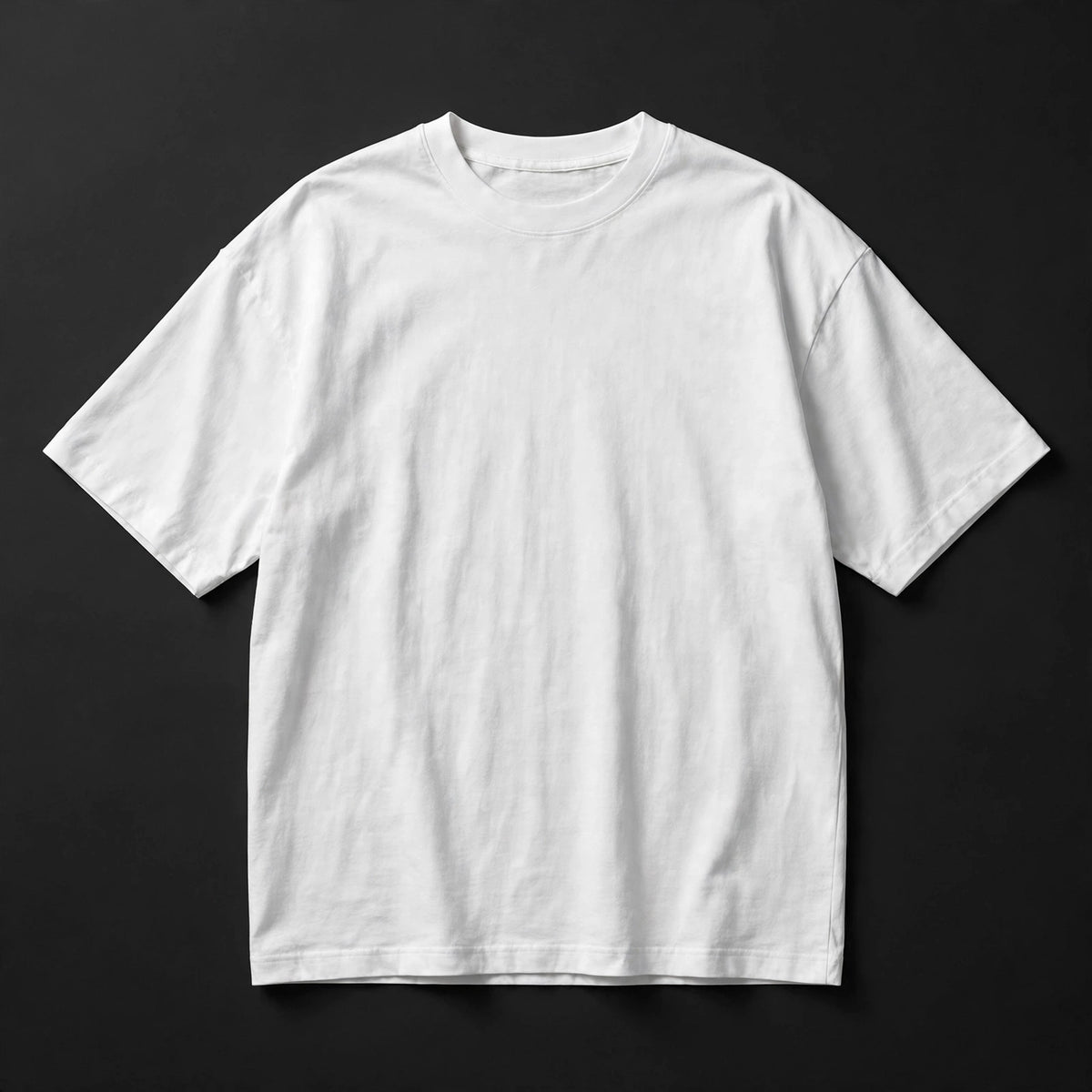 Essentials Oversized T-Shirt - Heavyweight Blank Tee | Unisex Drop Shoulder