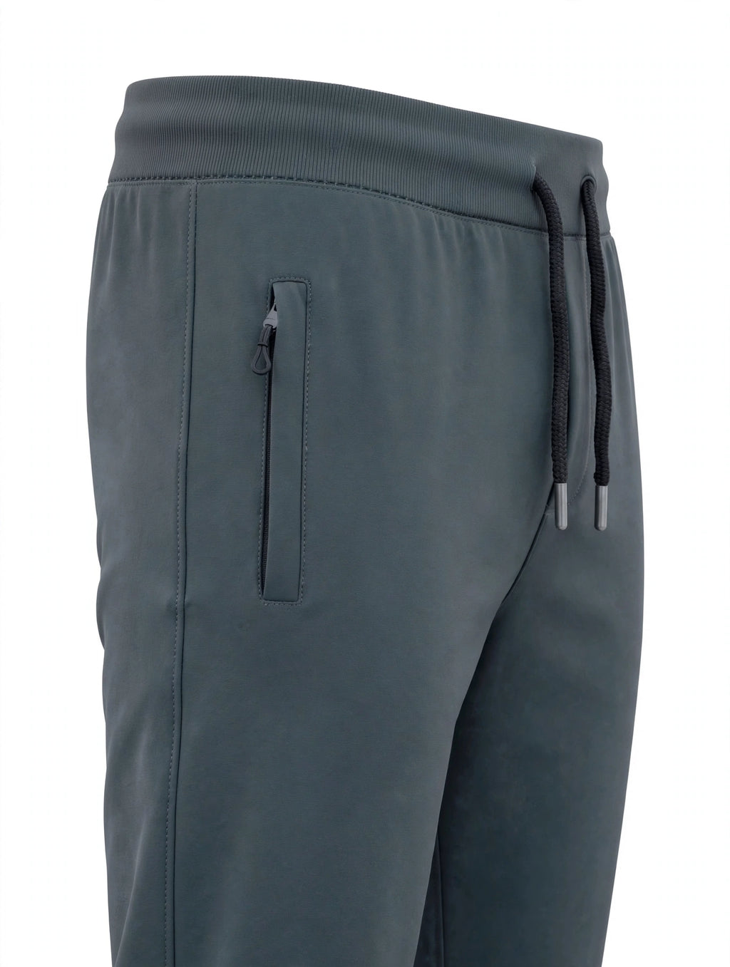Men's Slate Grey Tech Tracksuit - Full Zip Jacket & Joggers Set with Zip Pockets
