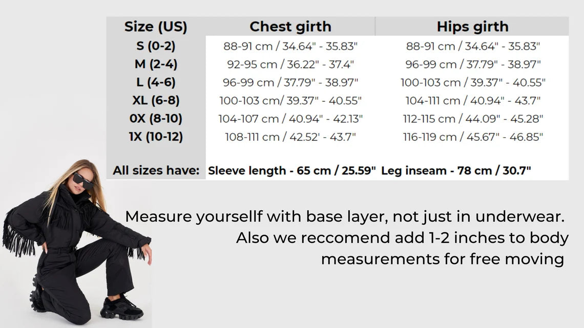 Luxe Ski Jumpsuit - Waterproof One-Piece Snowsuit with Faux Fur Hood - Olive Green