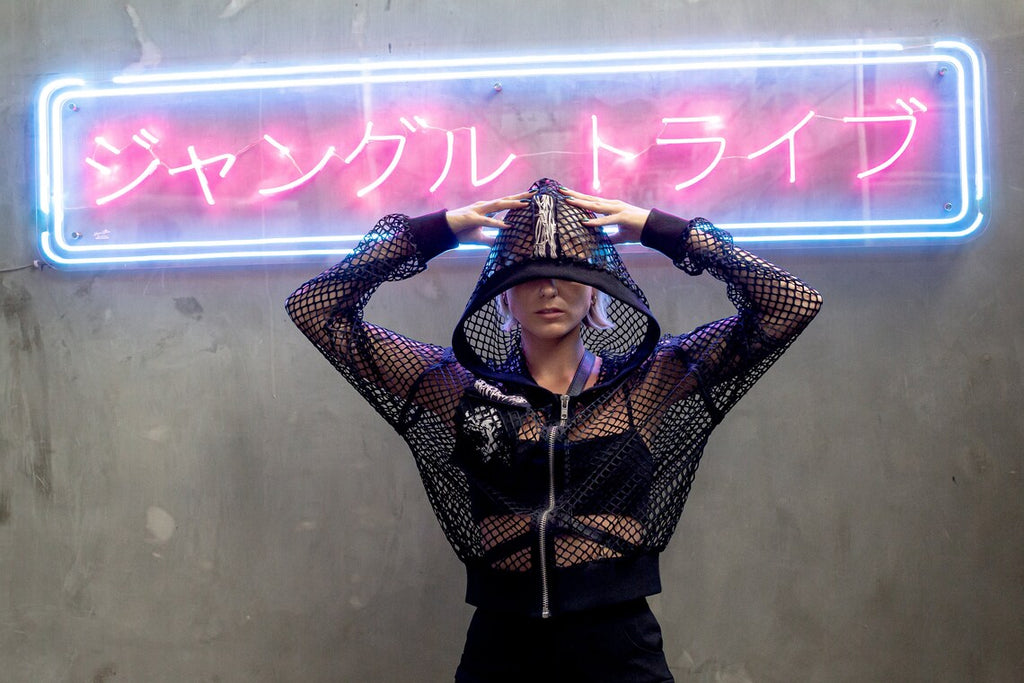 Urban Krusher Mesh Cropped Hoodie Jacket - LIMITED EDITION