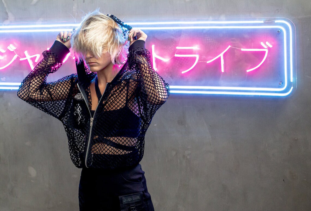 Urban Krusher Mesh Cropped Hoodie Jacket - LIMITED EDITION