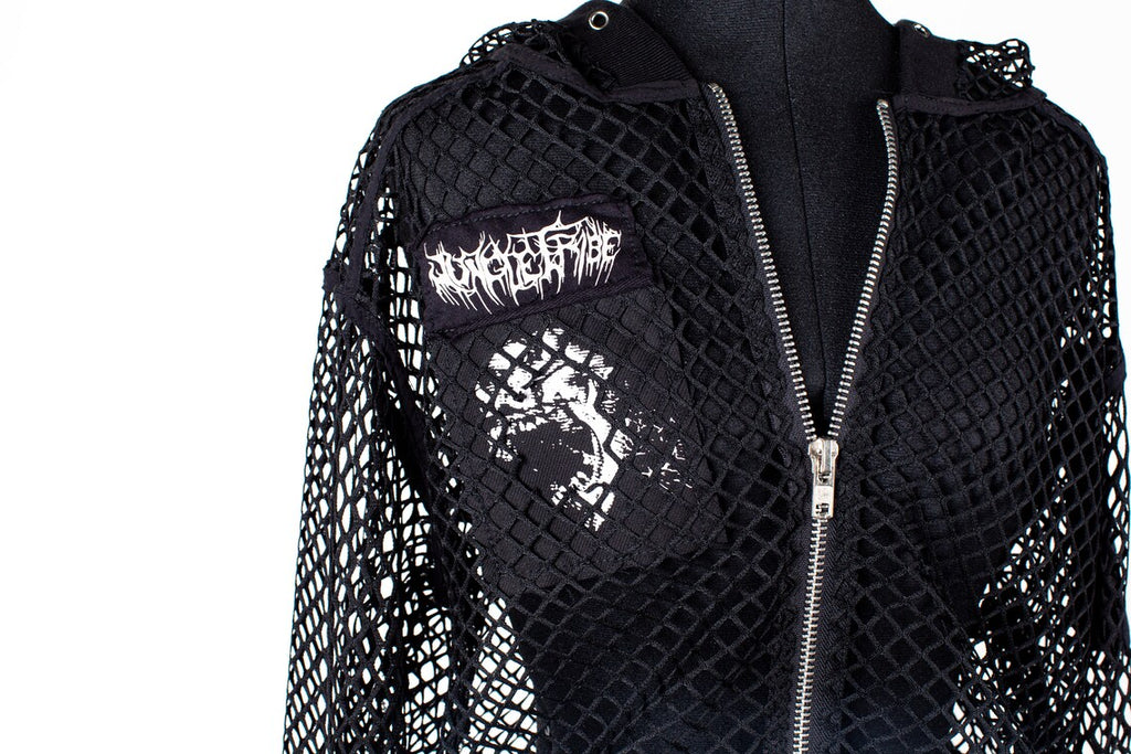 Urban Krusher Mesh Cropped Hoodie Jacket - LIMITED EDITION