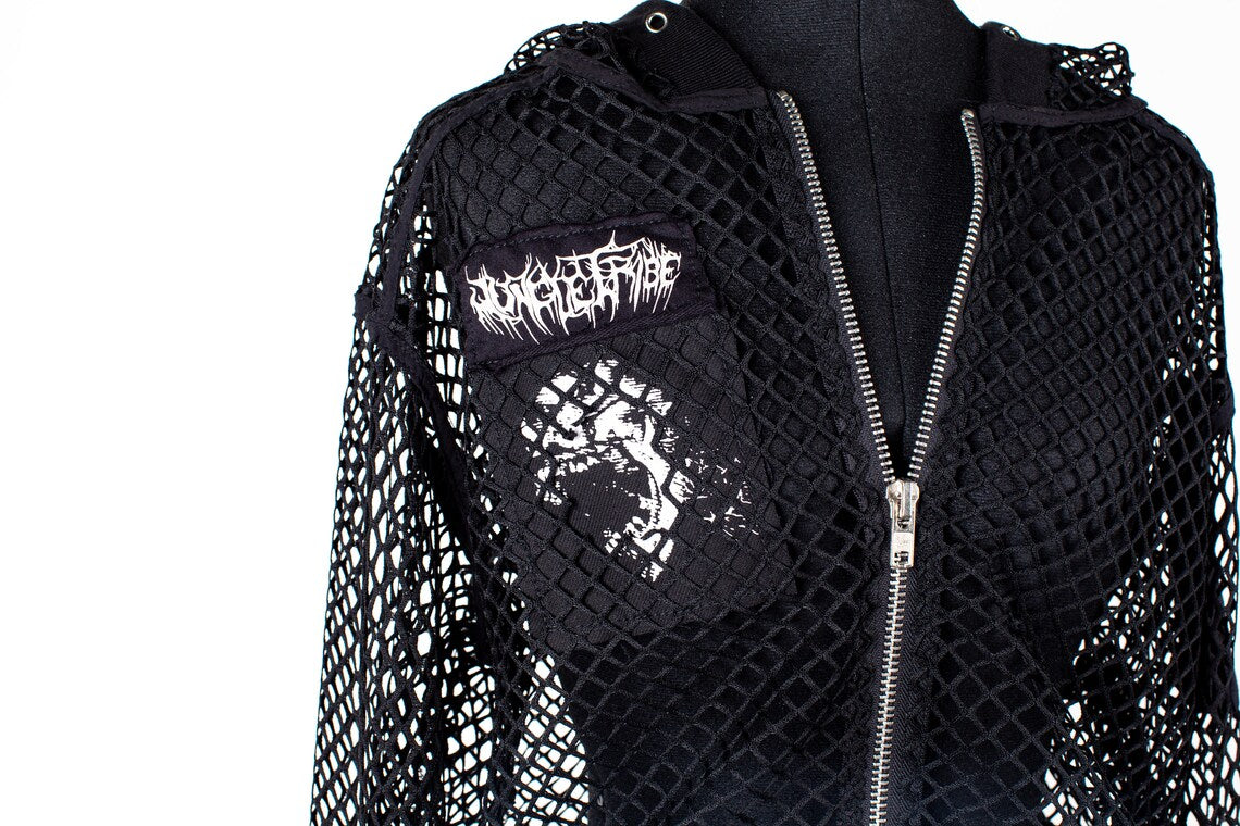 Urban Krusher Mesh Cropped Hoodie Jacket - LIMITED EDITION