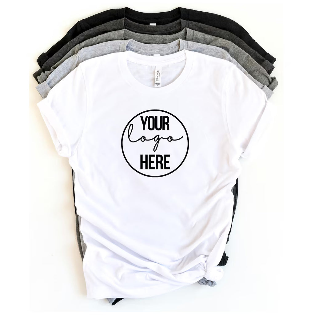 Custom Logo T-Shirt – Personalized Graphic Tee, Company Logo Shirt