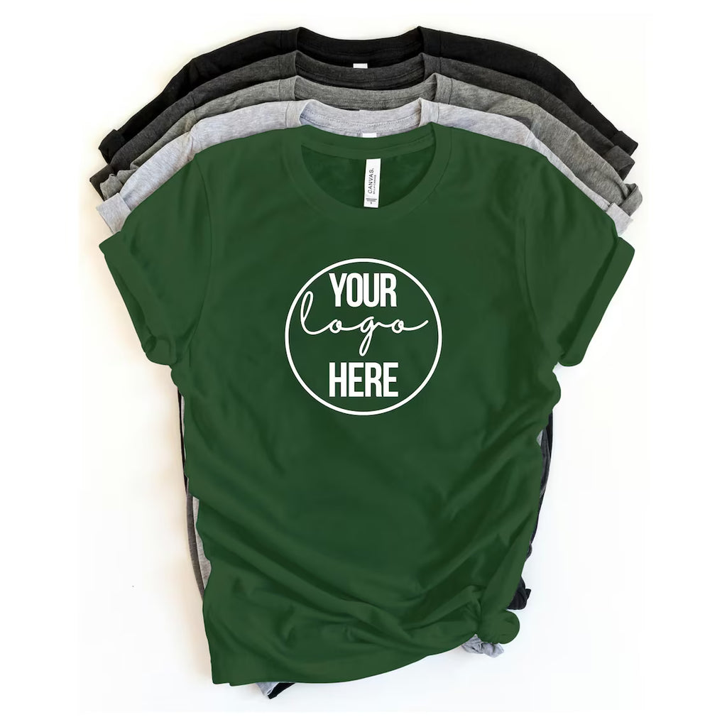 Custom Logo T-Shirt – Personalized Graphic Tee, Company Logo Shirt