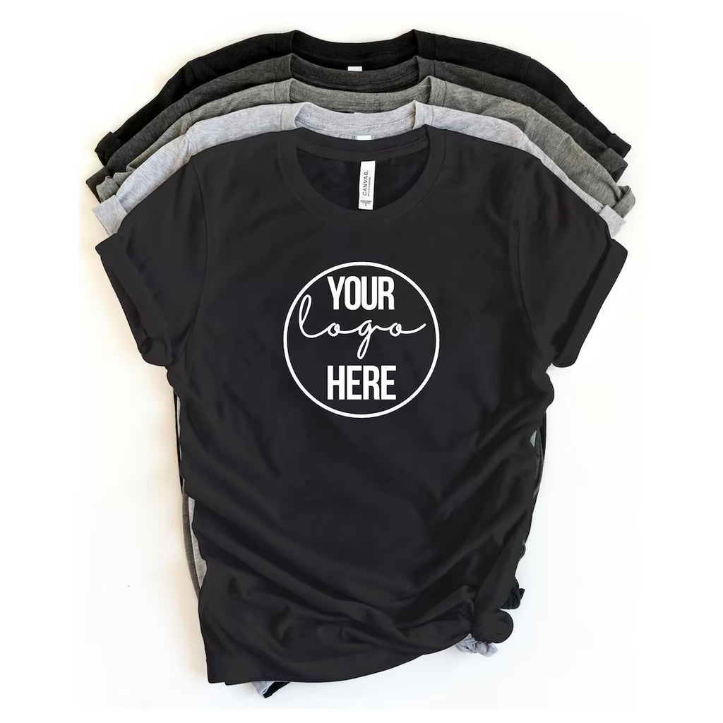 Custom Logo T-Shirt – Personalized Graphic Tee, Company Logo Shirt
