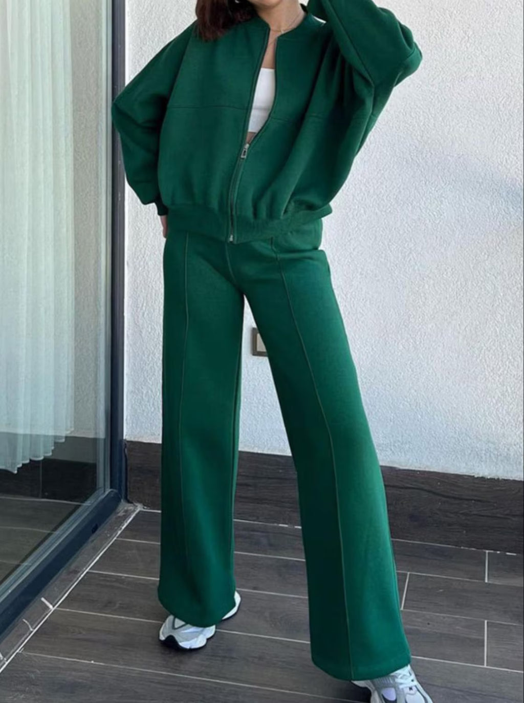 Anchor Clothing Women's Oversized Sweatshirt and Wide Leg Pants Set - Lounge Set