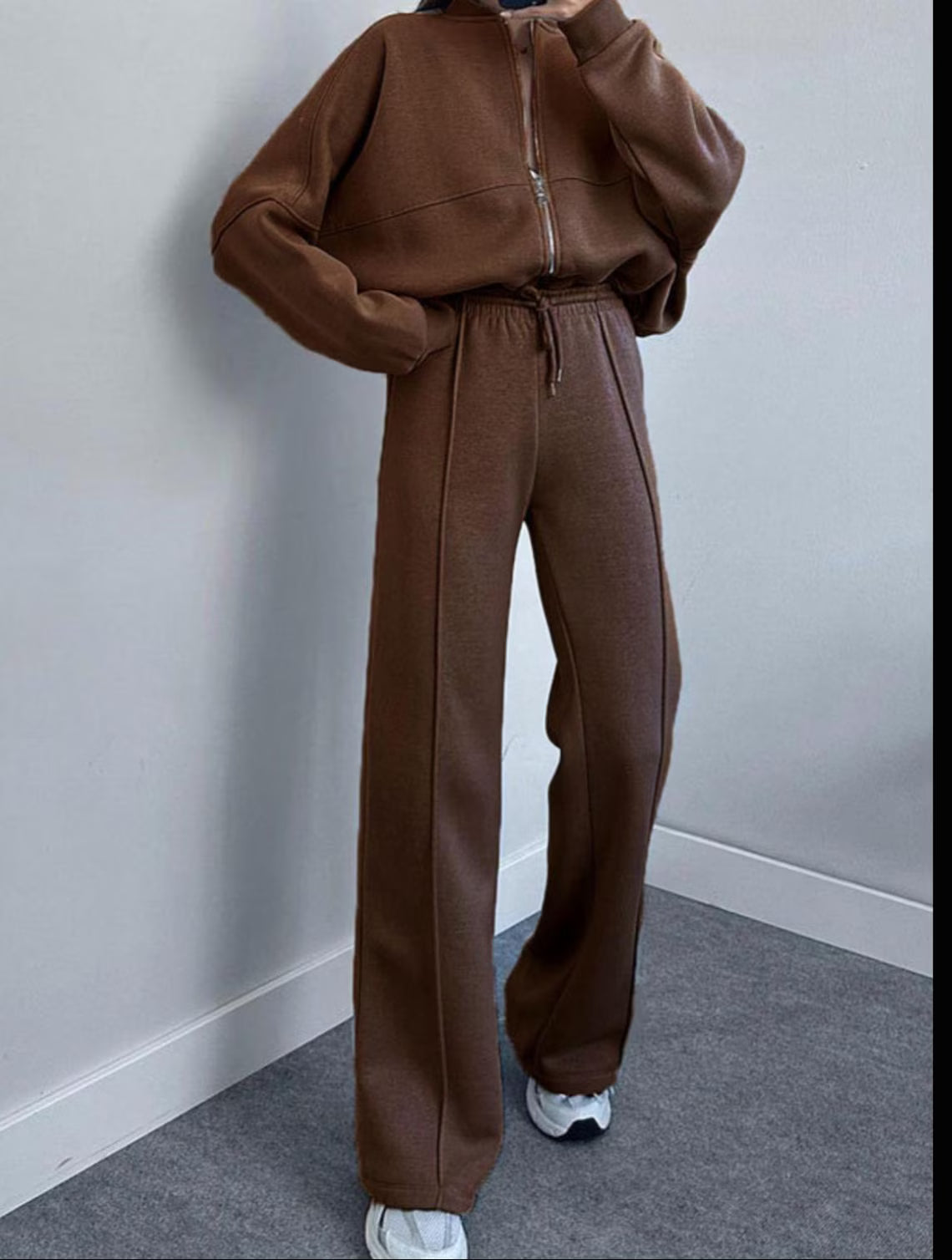 Anchor Clothing Women's Oversized Sweatshirt and Wide Leg Pants Set - Lounge Set