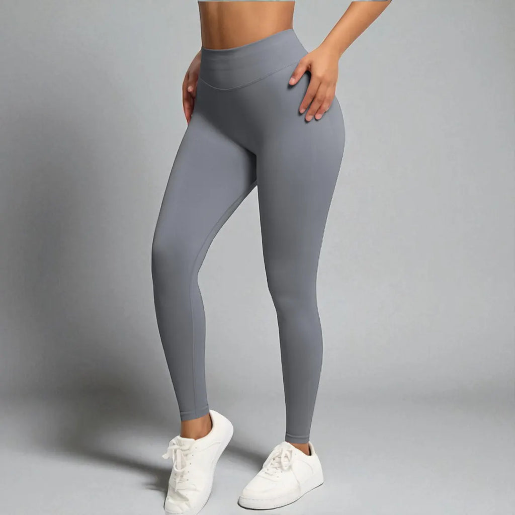 High Waist Seamless Yoga Leggings for Women – Stretch Workout Tights | Gym Fitness Pants | Indoor Outdoor Activewear