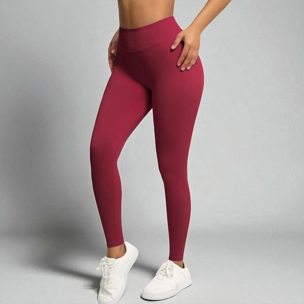 High Waist Seamless Yoga Leggings for Women – Stretch Workout Tights | Gym Fitness Pants | Indoor Outdoor Activewear
