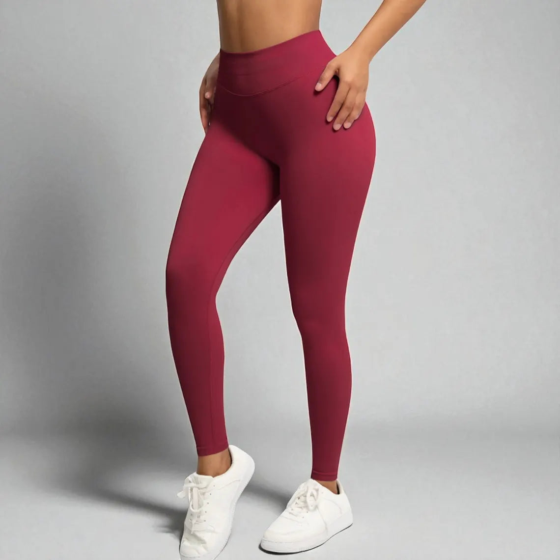High Waist Seamless Yoga Leggings for Women – Stretch Workout Tights | Gym Fitness Pants | Indoor Outdoor Activewear