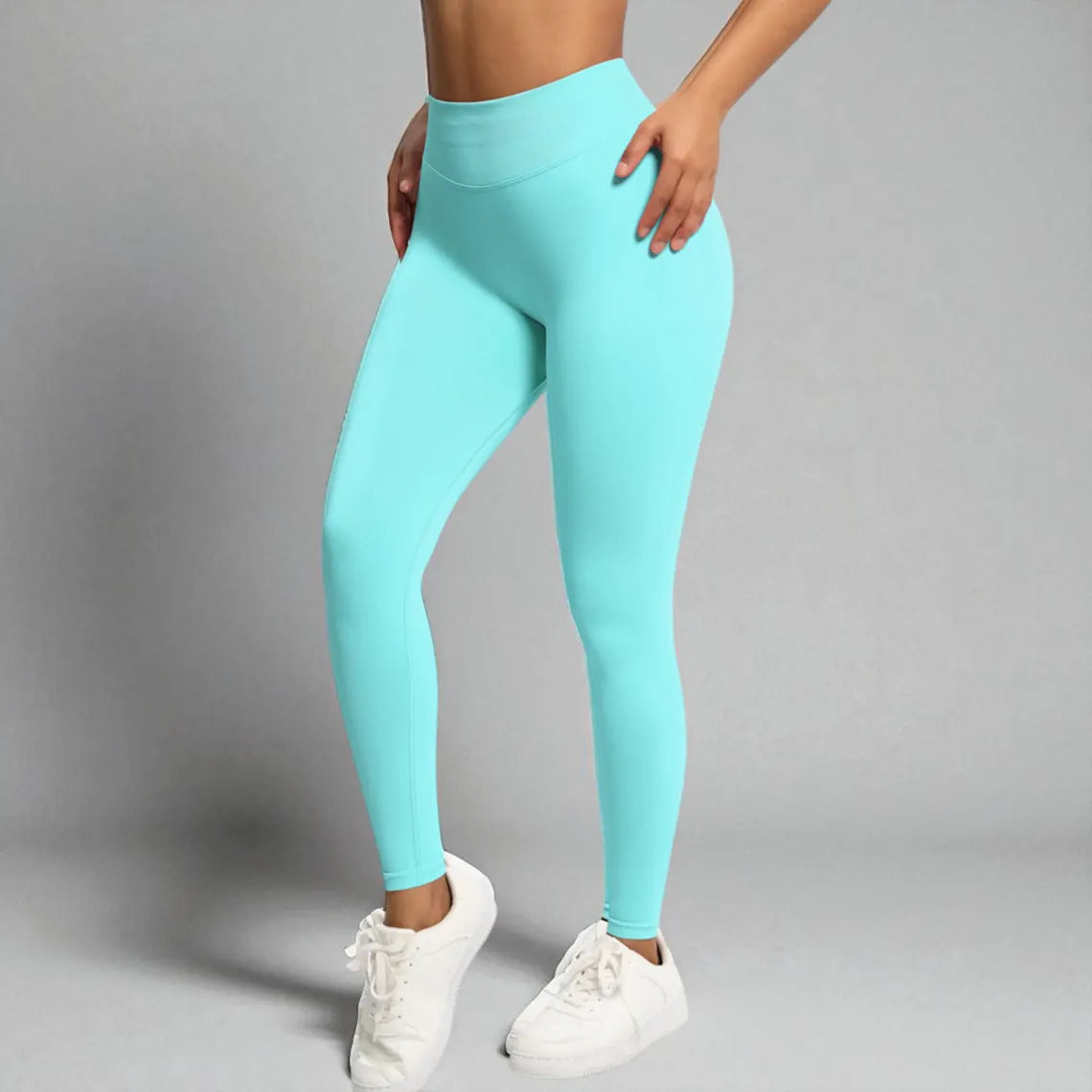 High Waist Seamless Yoga Leggings for Women – Stretch Workout Tights | Gym Fitness Pants | Indoor Outdoor Activewear