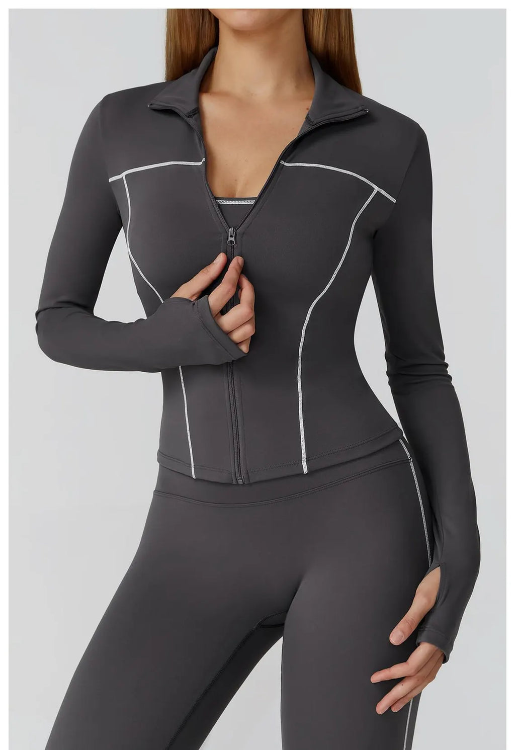 Honeycomb Activewear Set: High Waist Leggings & Crop Top Bodysuit