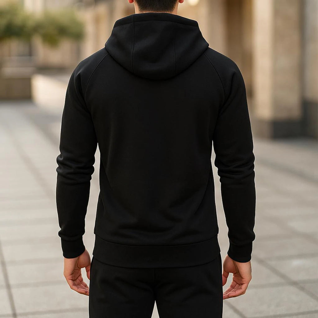 Men’s Side Zipper Hoodie | Autumn Winter Casual Hooded Sweatshirt | Long Sleeve Pullover Jacket