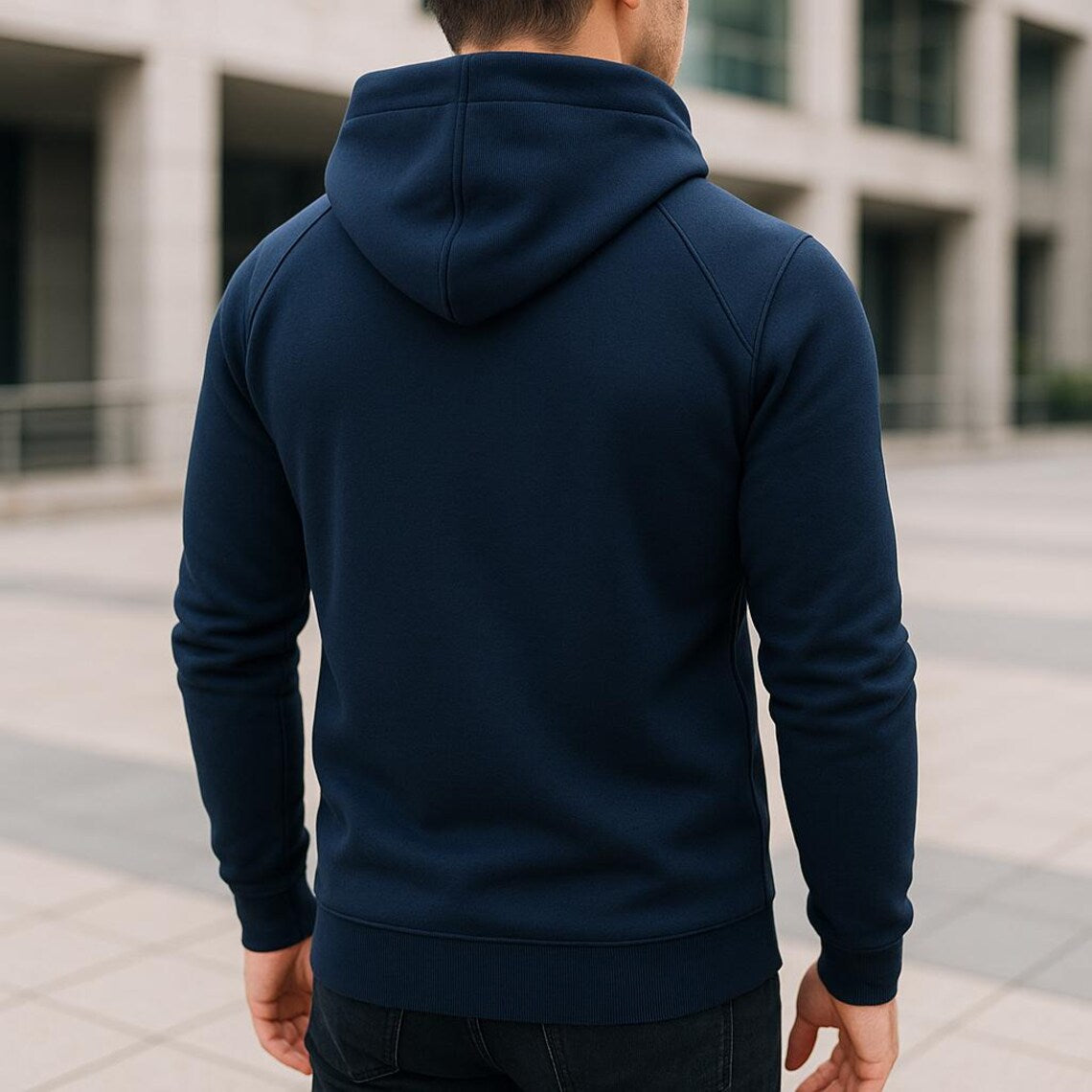 Men’s Side Zipper Hoodie | Autumn Winter Casual Hooded Sweatshirt | Long Sleeve Pullover Jacket