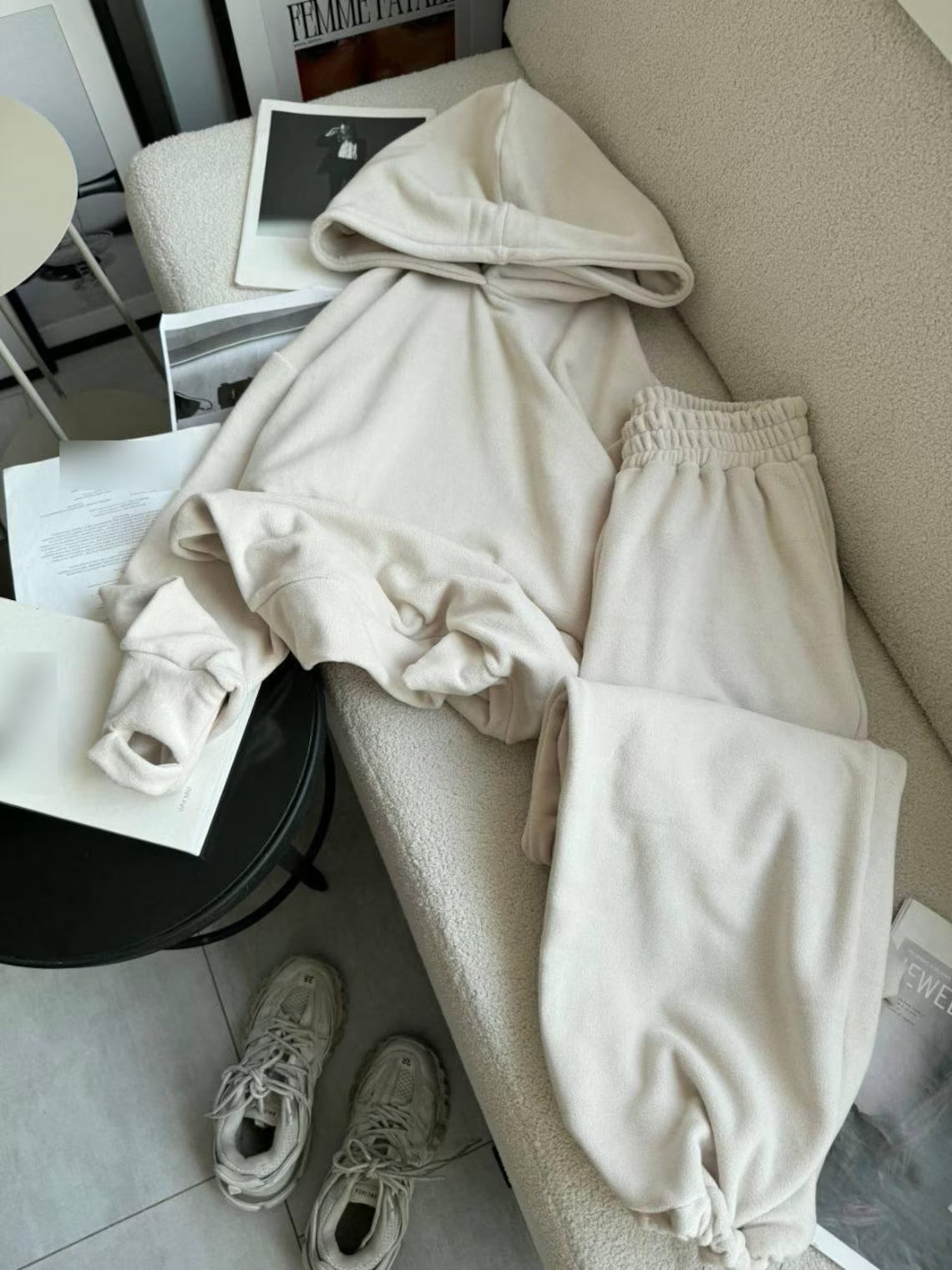 Oversized Tracksuit for Women, Double-Sided Streetwear Tracksuit, Trendy Tracksuit, Spring Tracksuit
