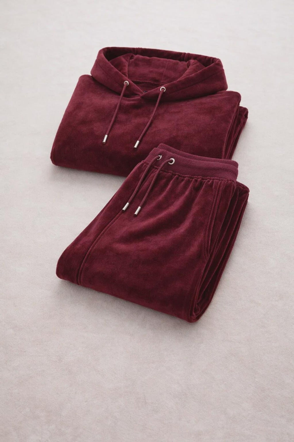Custom Embroidered Tracksuit for Men, Velour Hoodie and Joggers Set, Luxury Sweat Suit Outfit