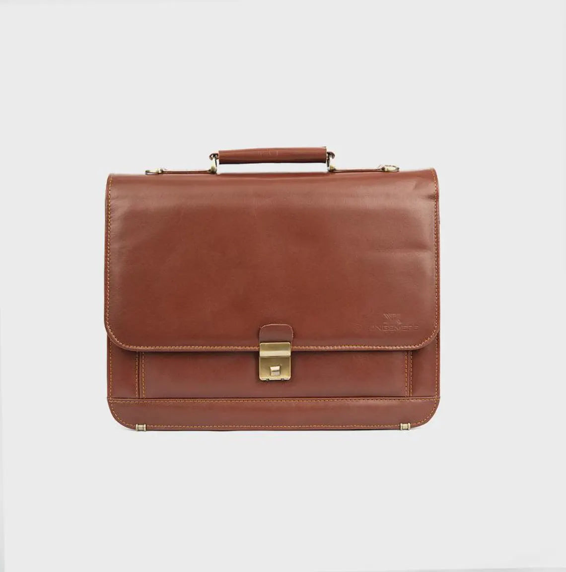 Handcrafted Genuine Cow Leather Laptop Briefcase Bag – Classic Business Edition