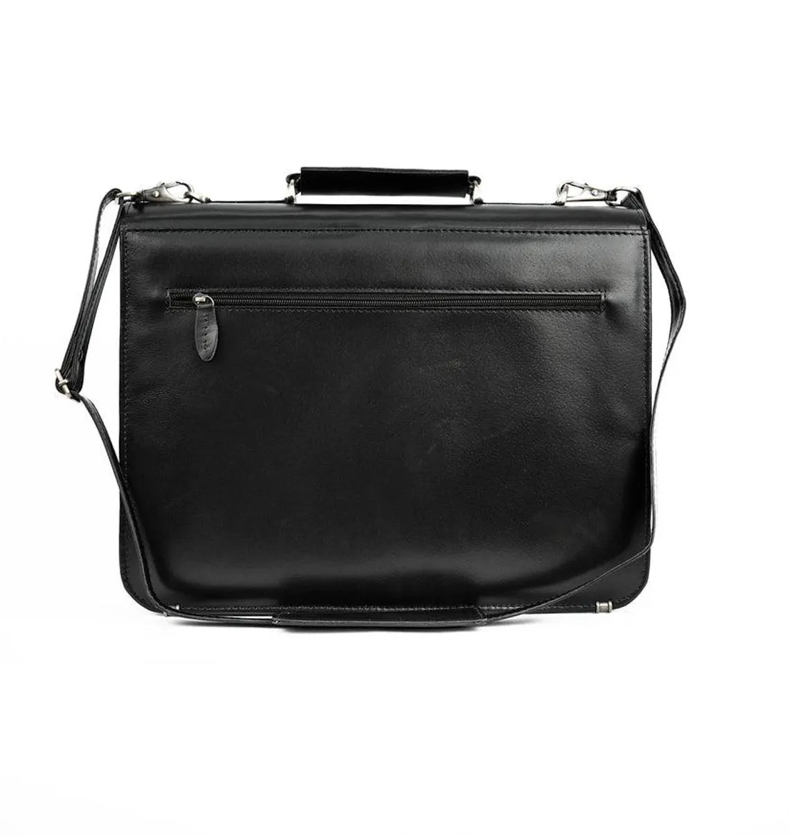 Handcrafted Genuine Cow Leather Laptop Briefcase Bag – Classic Business Edition