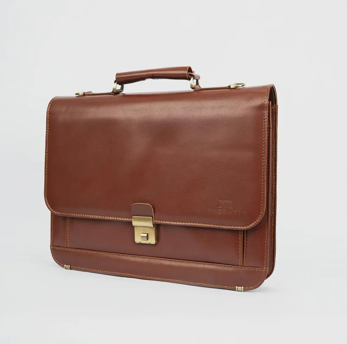 Handcrafted Genuine Cow Leather Laptop Briefcase Bag – Classic Business Edition