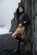 Hair-On Cowhide Mini Skirt | Handmade Western Leather Skirt for Women |Custom Fit