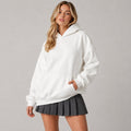 Women's See Through Back Hoodie | Mesh Panel Open Back Hooded Top | Casual Streetwear Pullover