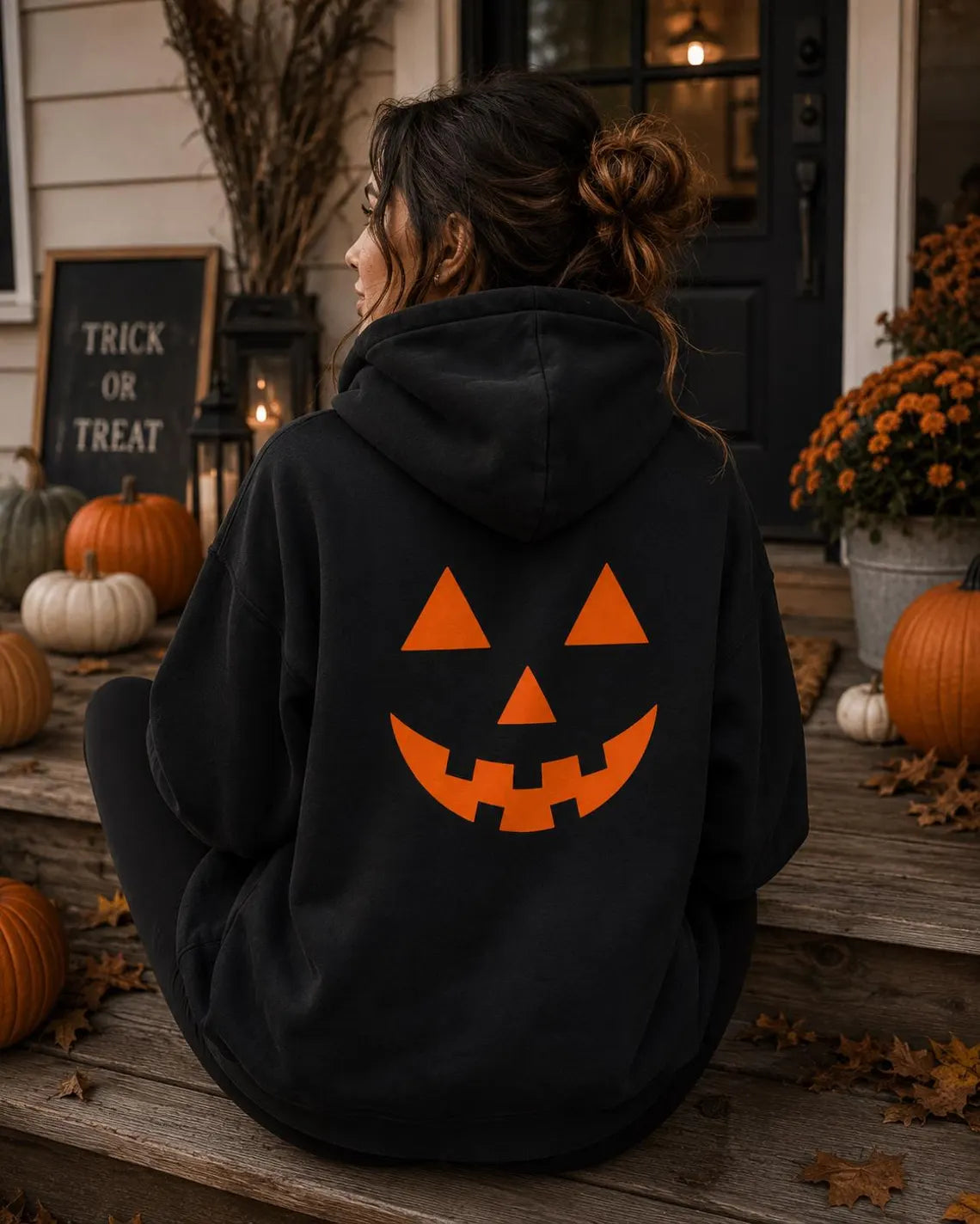 Happy Jack | Jack O'Lantern Hoodie | Cute Halloween Sweatshirt | Gift for Halloween Lover