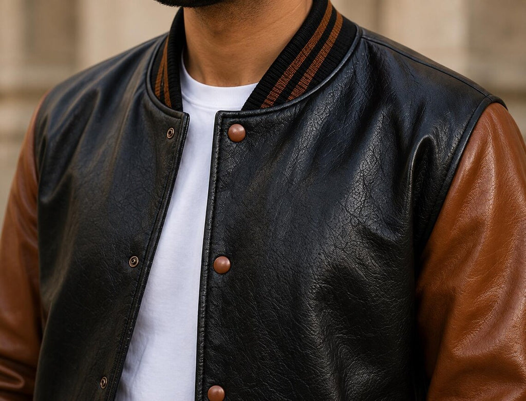 Men's Handmade Varsity Jacket | Classic Letterman Custom College Personalised Baseball Bomber Outerwear Coat