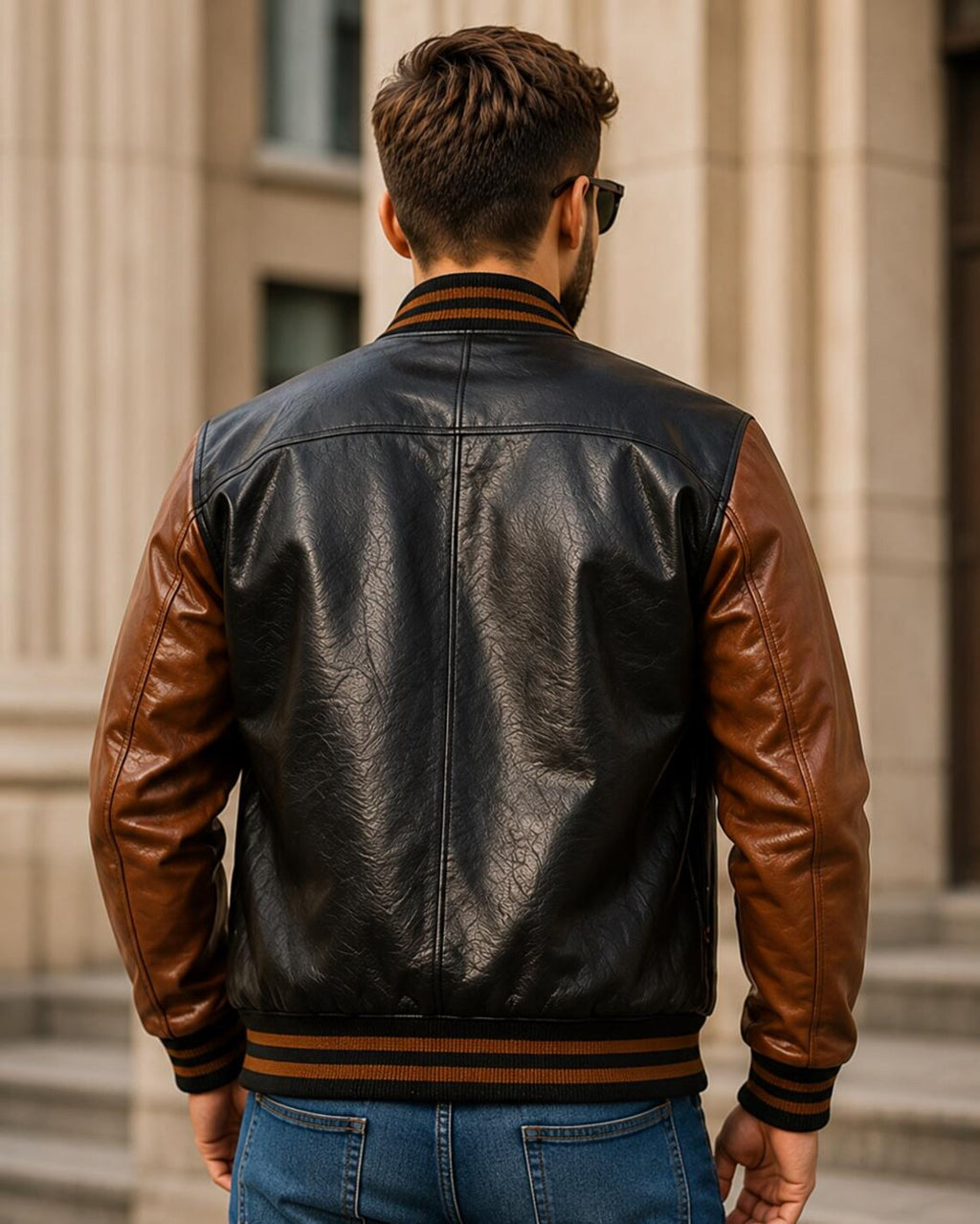 Men's Handmade Varsity Jacket | Classic Letterman Custom College Personalised Baseball Bomber Outerwear Coat