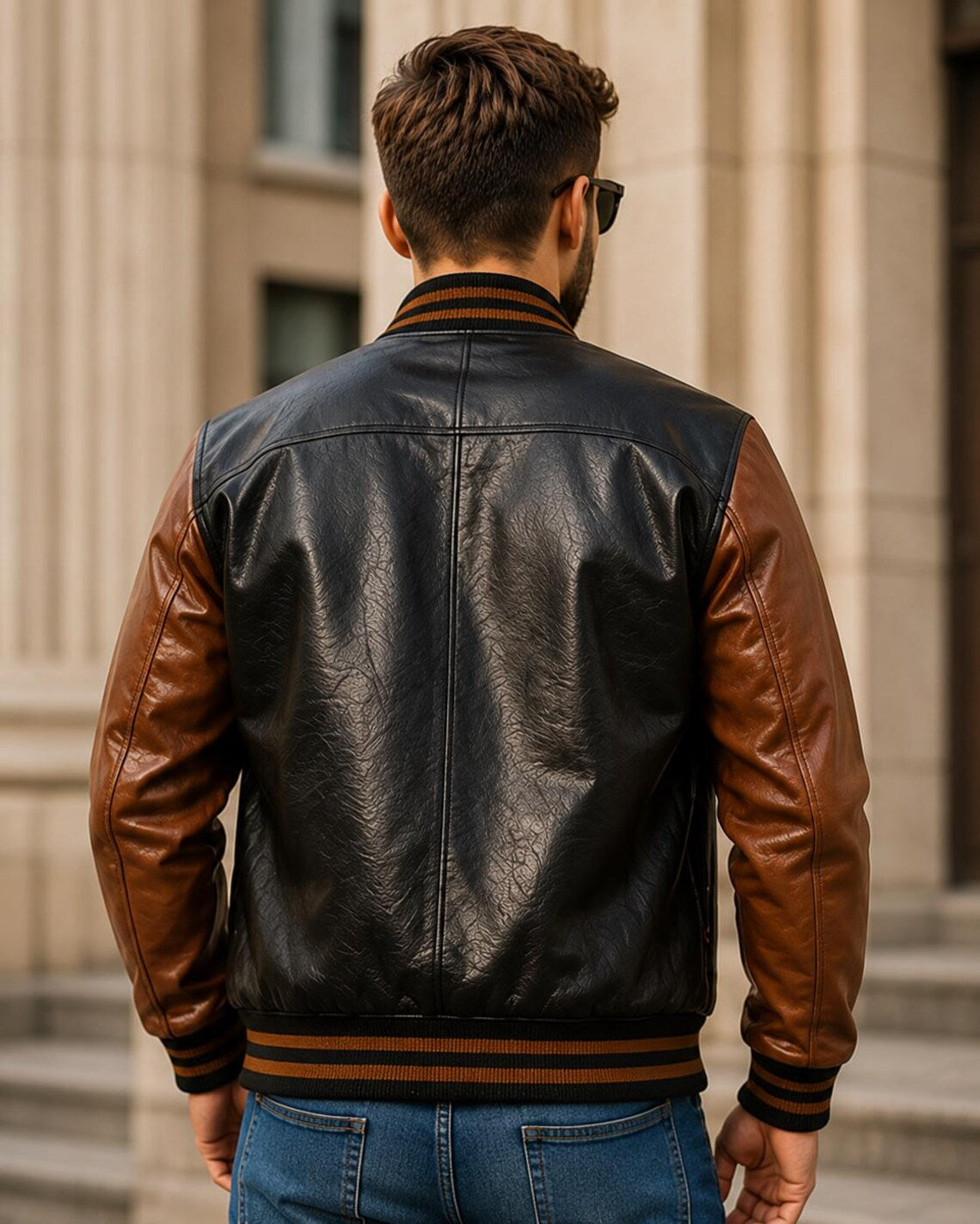 Men's Handmade Varsity Jacket | Classic Letterman Custom College Personalised Baseball Bomber Outerwear Coat